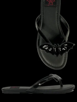 Strangecvlt Shoes*Betty Bat Black Patent
