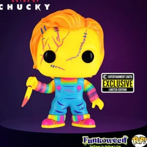 Entertainment Earth Action Figures*Child'S Play Chucky Black Light Funko Pop! - Exclusive