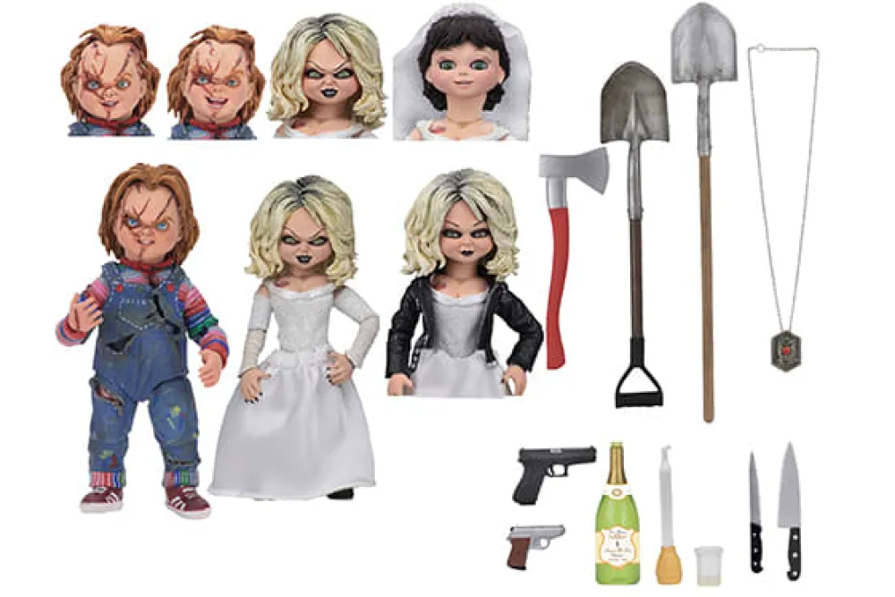 NECA Ultimates*Chucky - 7" Scale Action Figure - Ultimate Bride Of Chucky "Chucky & Tiffany" 2-Pack