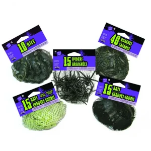 Fun World Halloween Decorations*Creepy Creatures In Mesh Bags