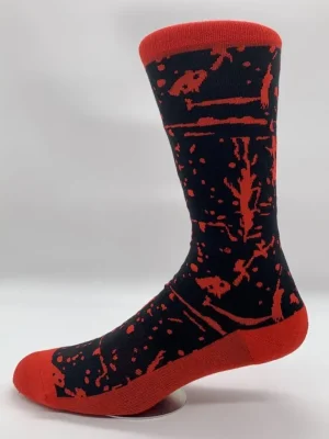 Cru Sox Socks* - Blood Splatter Socks
