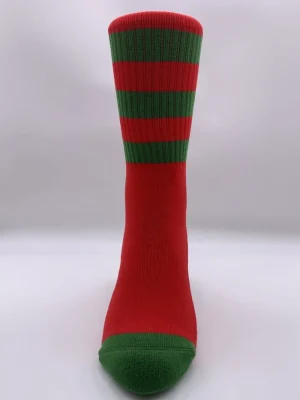 Cru Sox Socks* - Insomniac Red And Green Socks