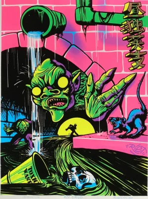 One Man Riet Prints*C.R.U.D. Blacklight Parody Print