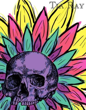 Pale Horse Art Studio Prints*Culled Multi Color Flower