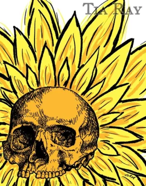 Pale Horse Art Studio Prints*Culled Yellow Flower