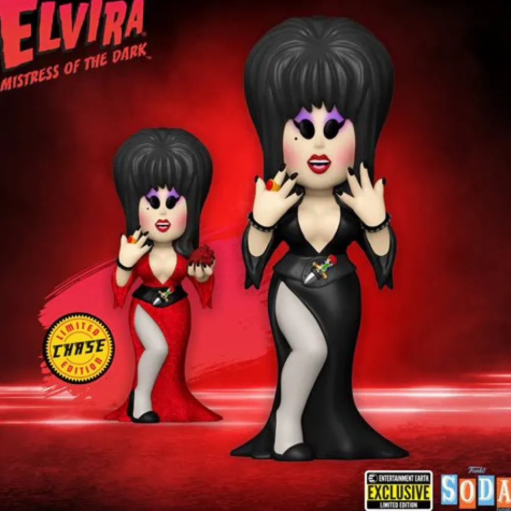 Entertainment Earth Funko Pop!*Elvira Vinyl Soda Figure - Exclusive