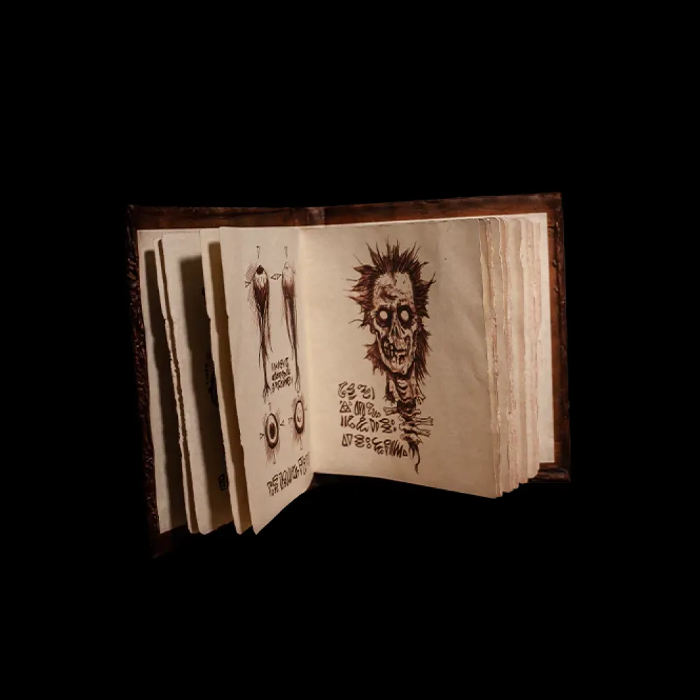 Trick Or Treat Studios Prop Weapons*Evil Dead 2: Book Of The Dead Necronomicon Prop With Printed Pages