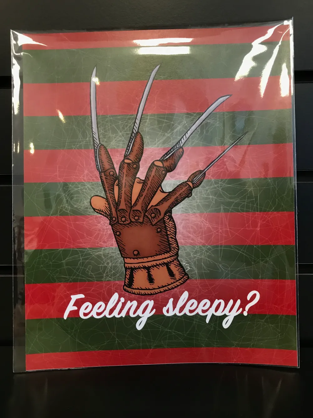 Pale Horse Art Studio Artwork*Feeling Sleepy? Freddy Kruger 8X10 Art Print