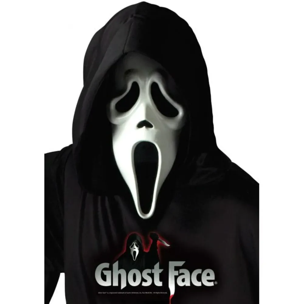 Fun World Masks*Ghost Face Mask W/ Shroud