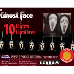 Fun World Halloween Decorations*10 Ghost Face® String Lights