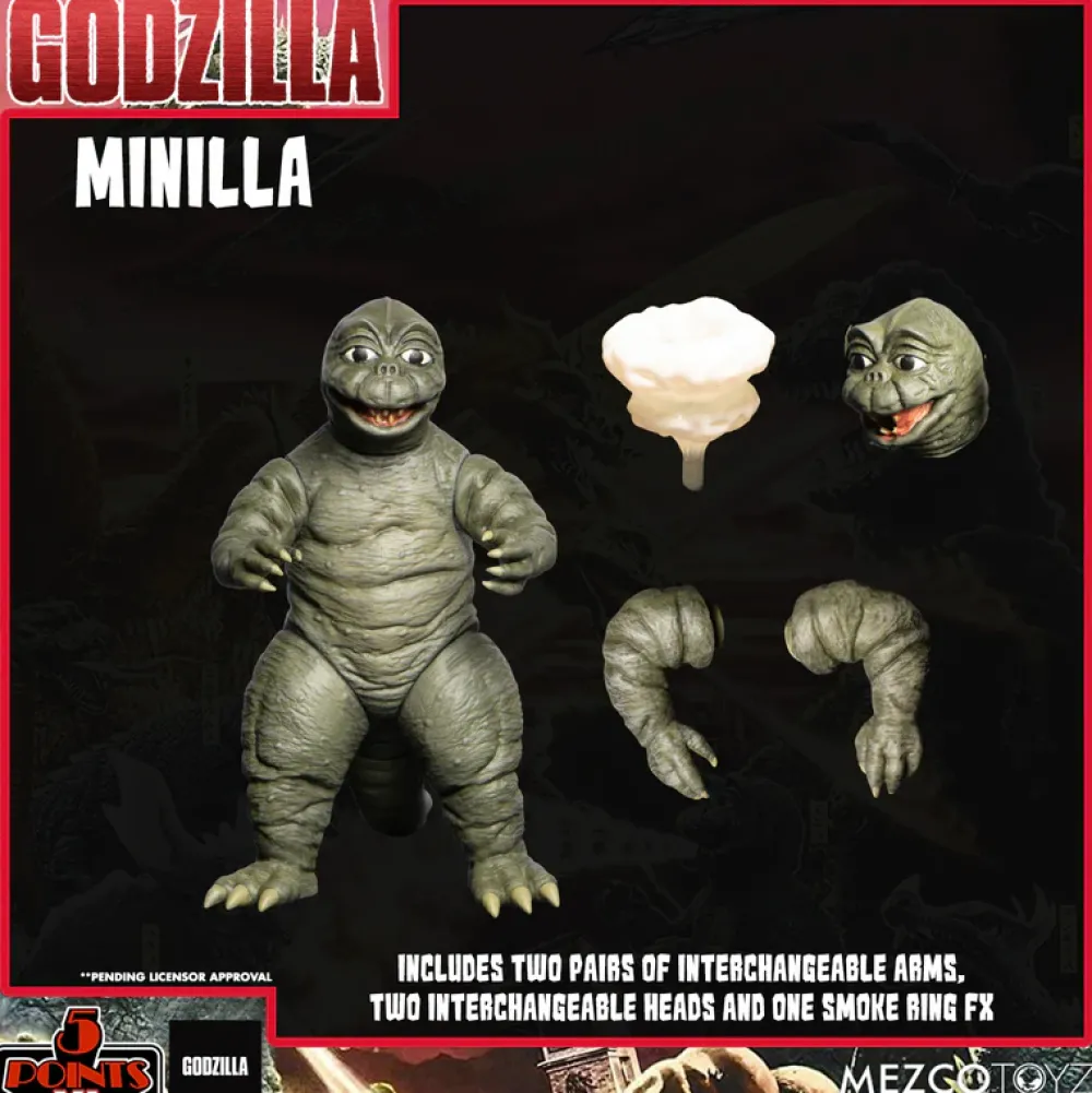 Mezco Action Figures*Godzilla: Destroy All Monsters (1968) - Round 2 Boxed Set