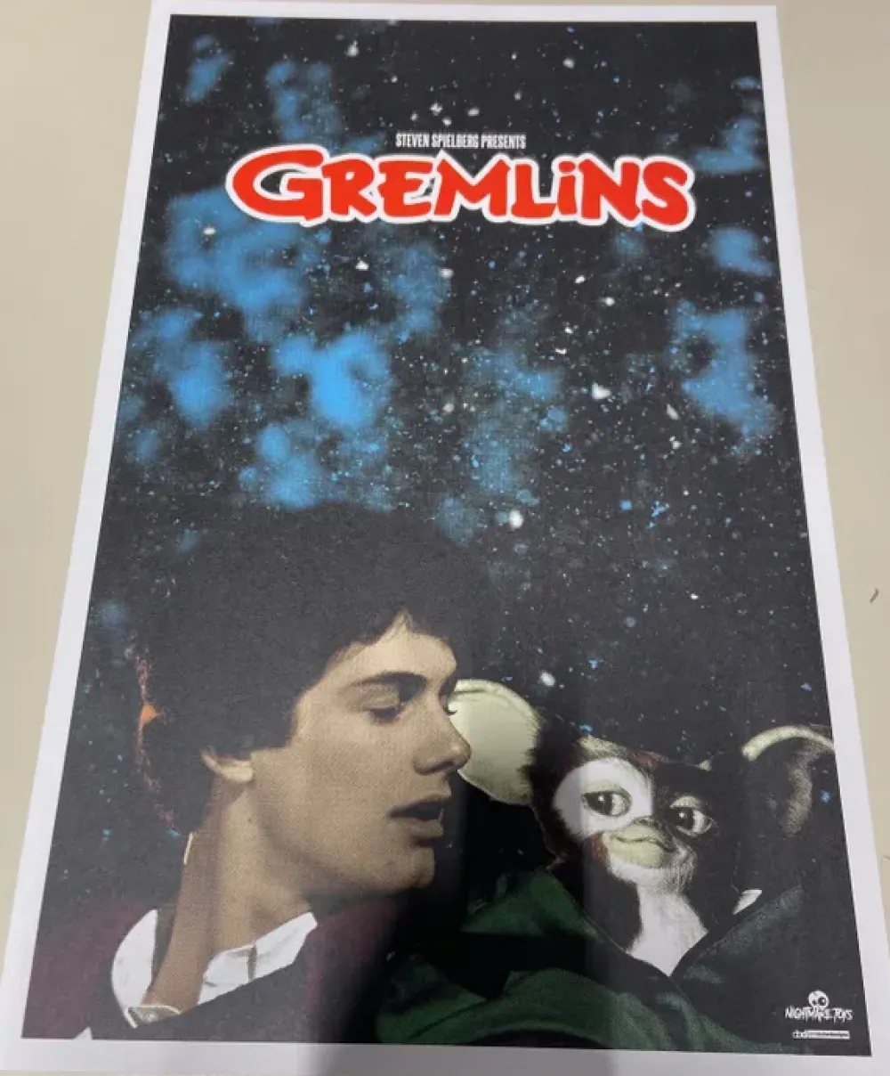 Chris Butler Designs Artwork*Gremlins Zach Galligan Nightmare Toys Exclusive 11X17 Print