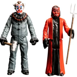 Trick Or Treat Studios Action Figures*Haunt- Clown & Devil - 3.75" Figure 2 Pack