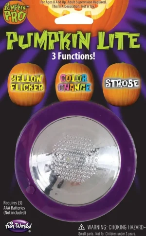 Fun World Halloween Decorations*3-In-1 Pumpkin Lite