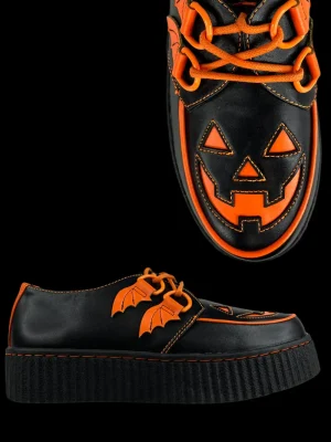 Strangecvlt Shoes*Krypt Jack Black/Orange Matte