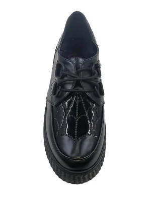 Strangecvlt Shoes*Krypt Web Black