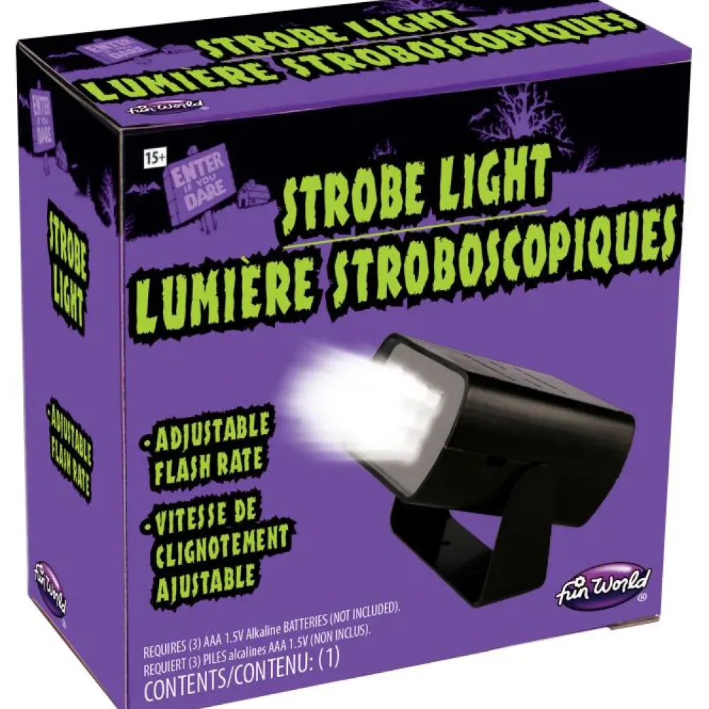 Fun World Halloween Decorations*Led Intense Adjustable Strobe Light