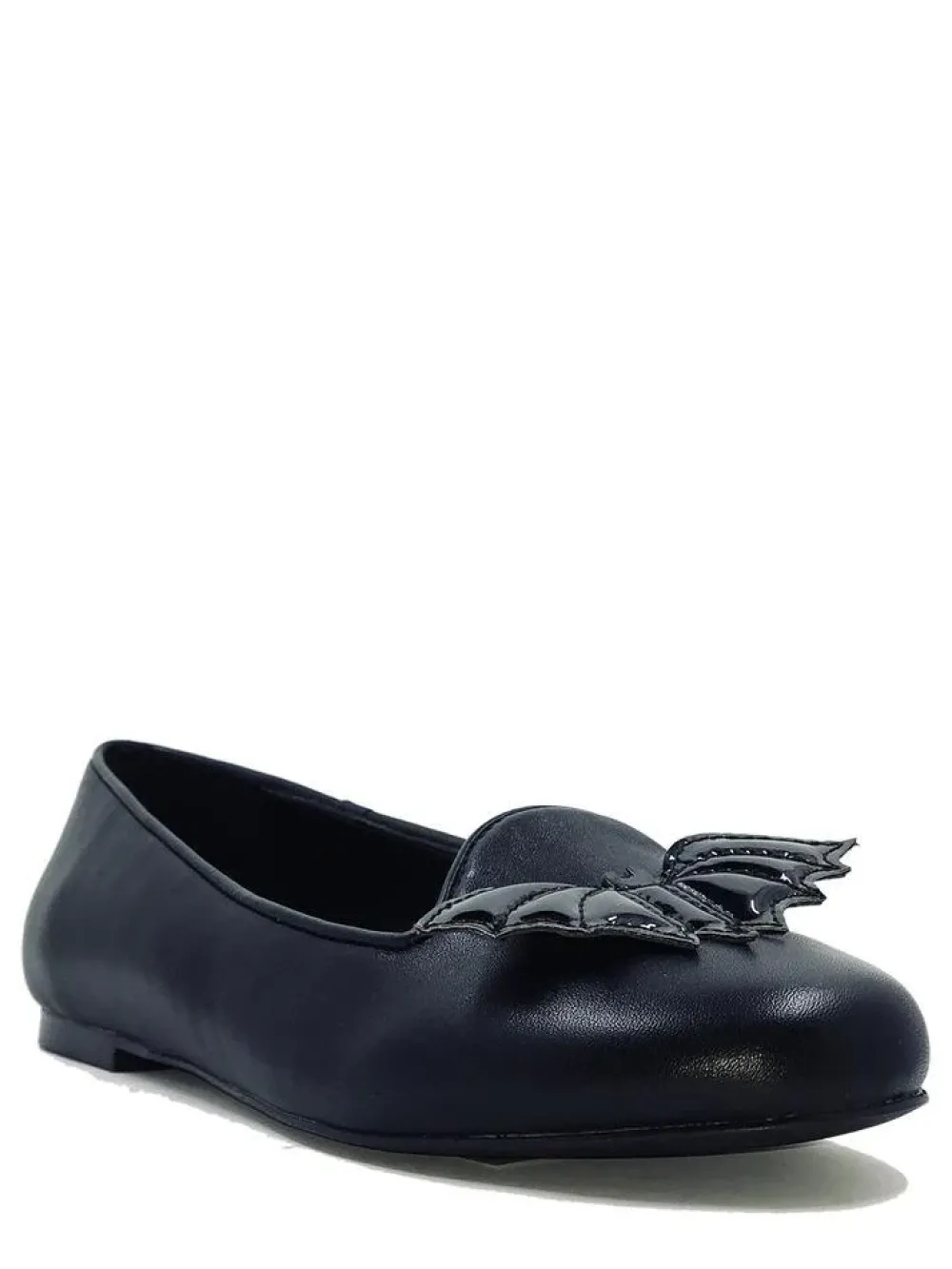 Strangecvlt Shoes*Lydia Bat Flat All Black