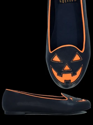 Strangecvlt Shoes*Lydia Jackolantern Matte Black