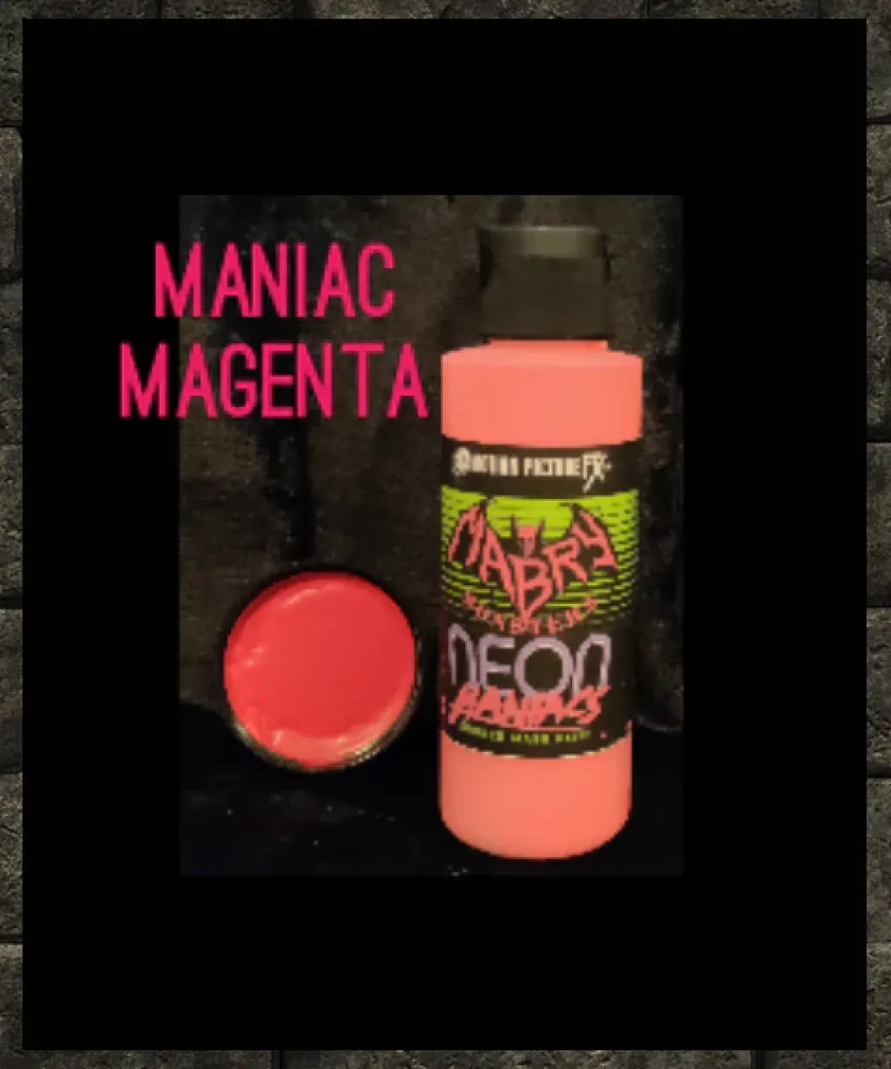 Motion Picture FX Mask Paint*Neon Maniacs Rubber Mask Paint - 2 Oz.