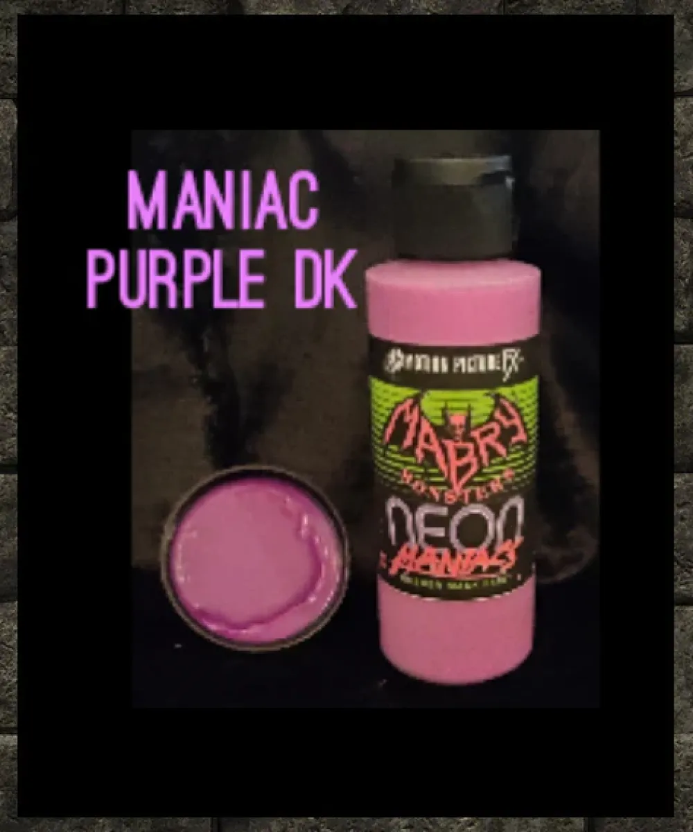Motion Picture FX Mask Paint*Neon Maniacs Rubber Mask Paint - 2 Oz.