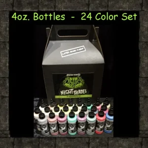 Motion Picture FX Mask Paint*Night Shades Rubber Mask Paint - 4 Oz. Set