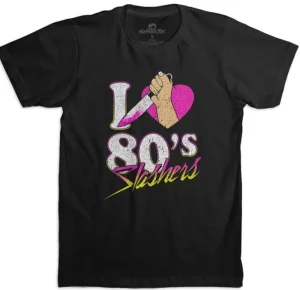 Trust Print Shop Unisex Shirts*Nightmare Toys - I Love 80S Slashers Shirt