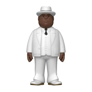 Funko Action Figures*Notorious Big Gold Pop In White Suit 12-In