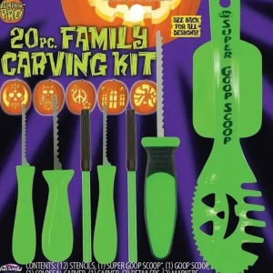 Fun World Halloween Decorations*20-Piece Family Carving Kit