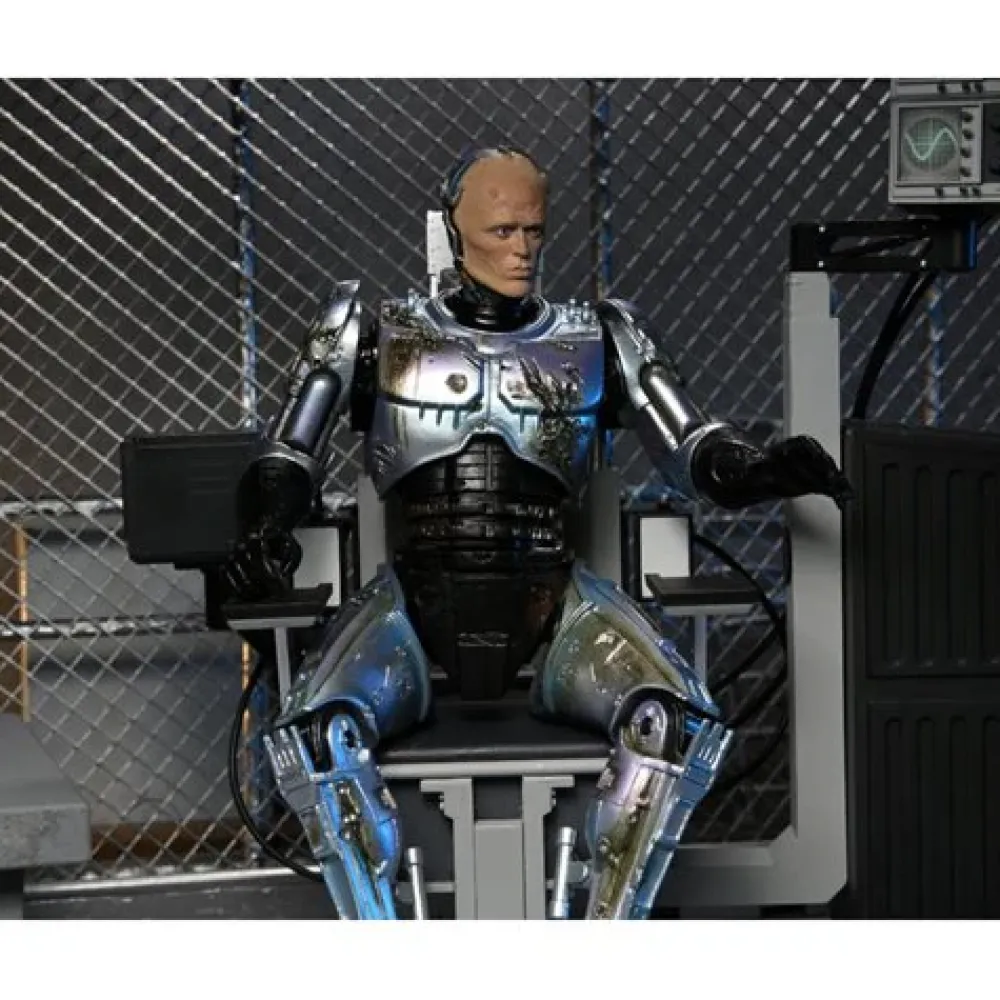 NECA Ultimates*Robocop Ultimate Battle-Damaged Robocop With Chair 7-Inch Scale Action Figure