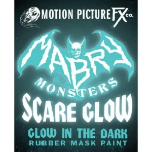 Motion Picture FX Mask Paint*Scare Glow "Glow In The Dark" Rubber Mask Paint - 4 Oz.