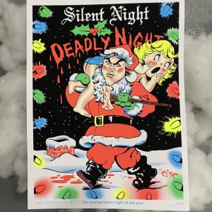 One Man Riet Artwork*Silent Night Deadly Night Poster