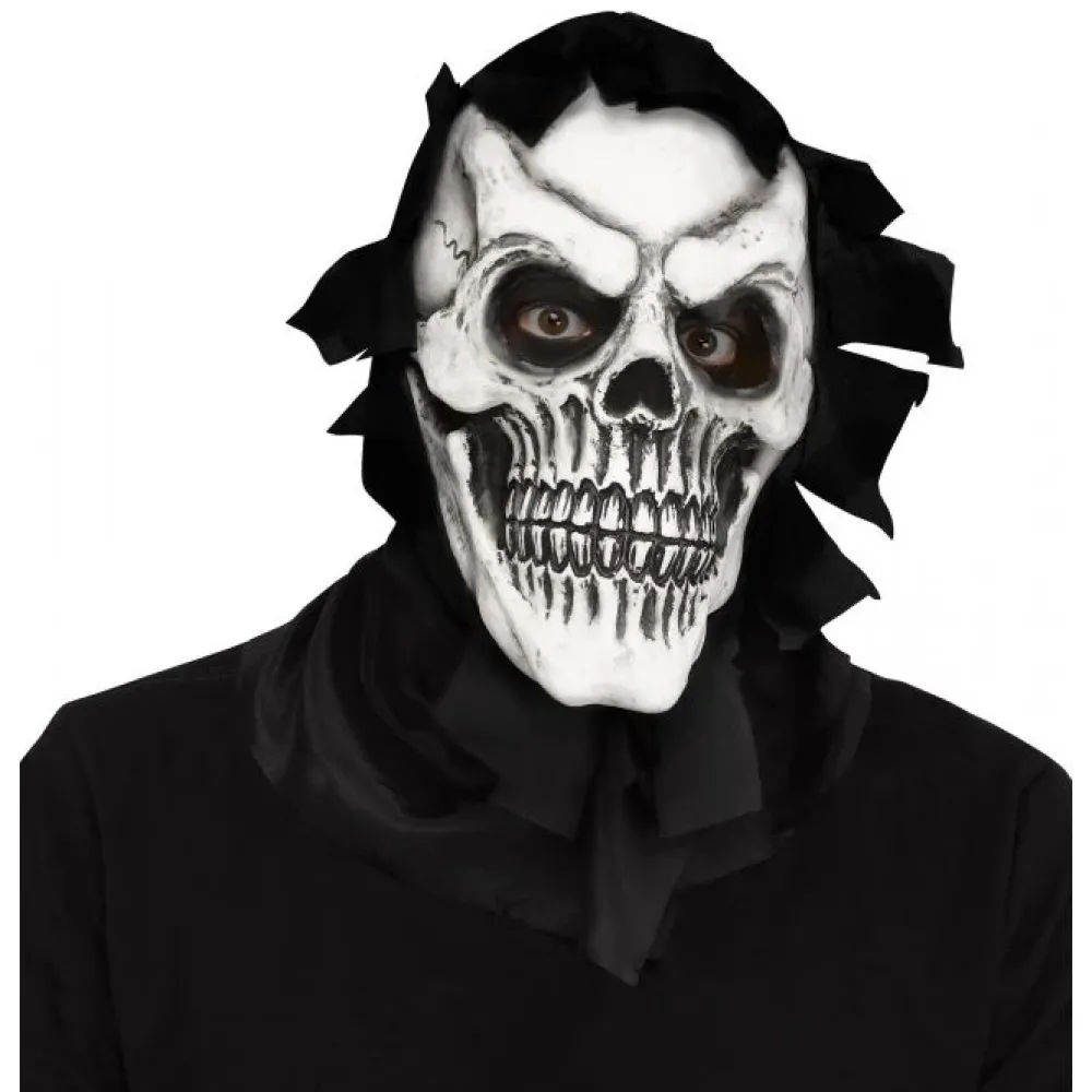 Fun World Masks*Skull Reaper Mask W/Shroud
