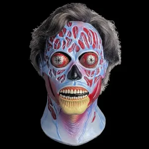 Trick Or Treat Studios Latex Masks*They Live - Newsstand Alien Mask (Salt And Pepper Hair)