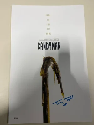 Nightmare Toys Prints*Tony Todd Autographed Candyman 11X17 Print (V2)