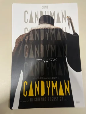 Nightmare Toys Prints*Tony Todd Autographed Candyman 11X17 Print (V3)
