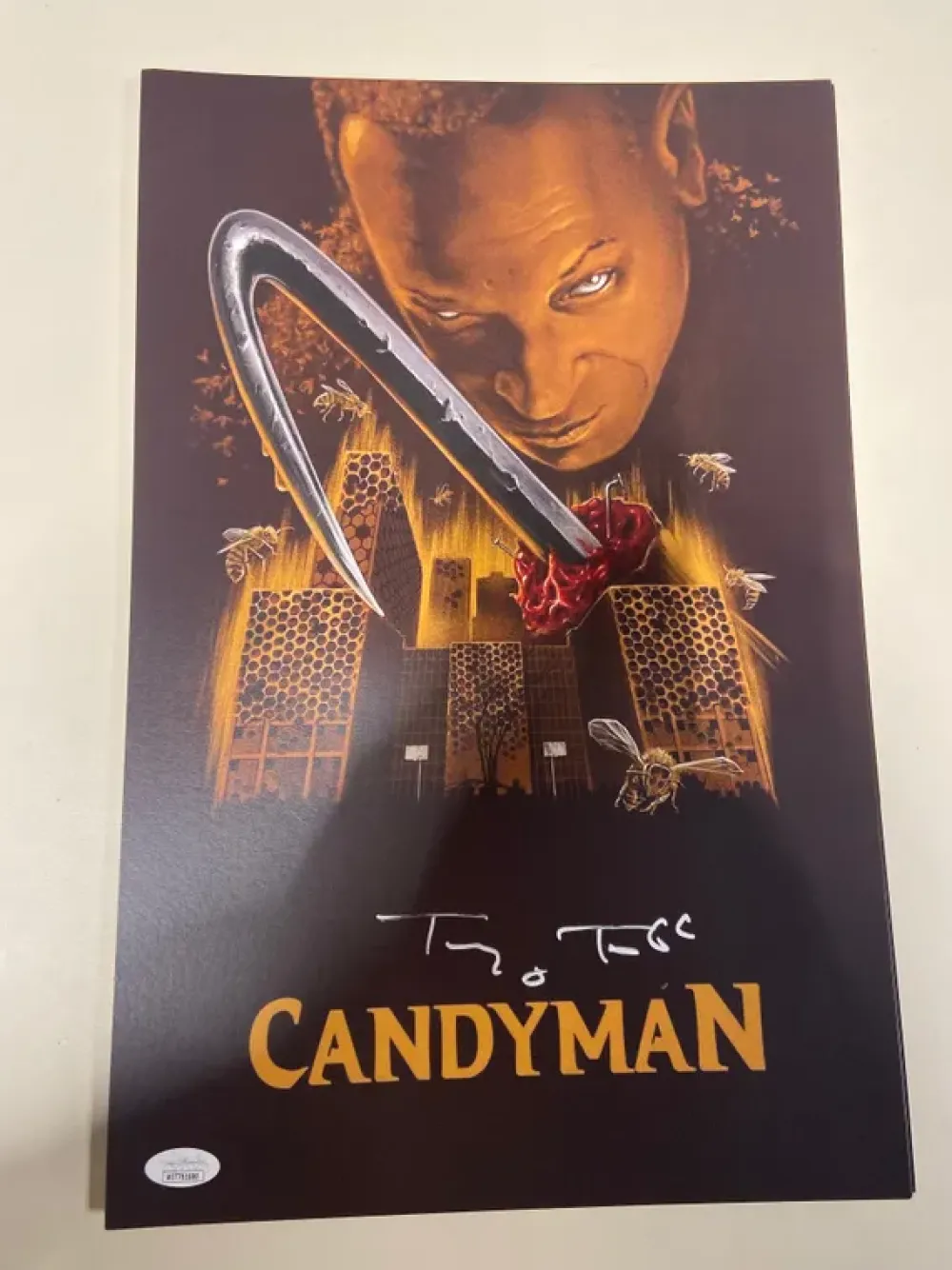 Nightmare Toys Prints*Tony Todd Autographed Candyman 11X17 Print (V4)