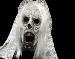 Lord Grimley Latex Masks*Weeping Wraith - Half Mask - White Variant