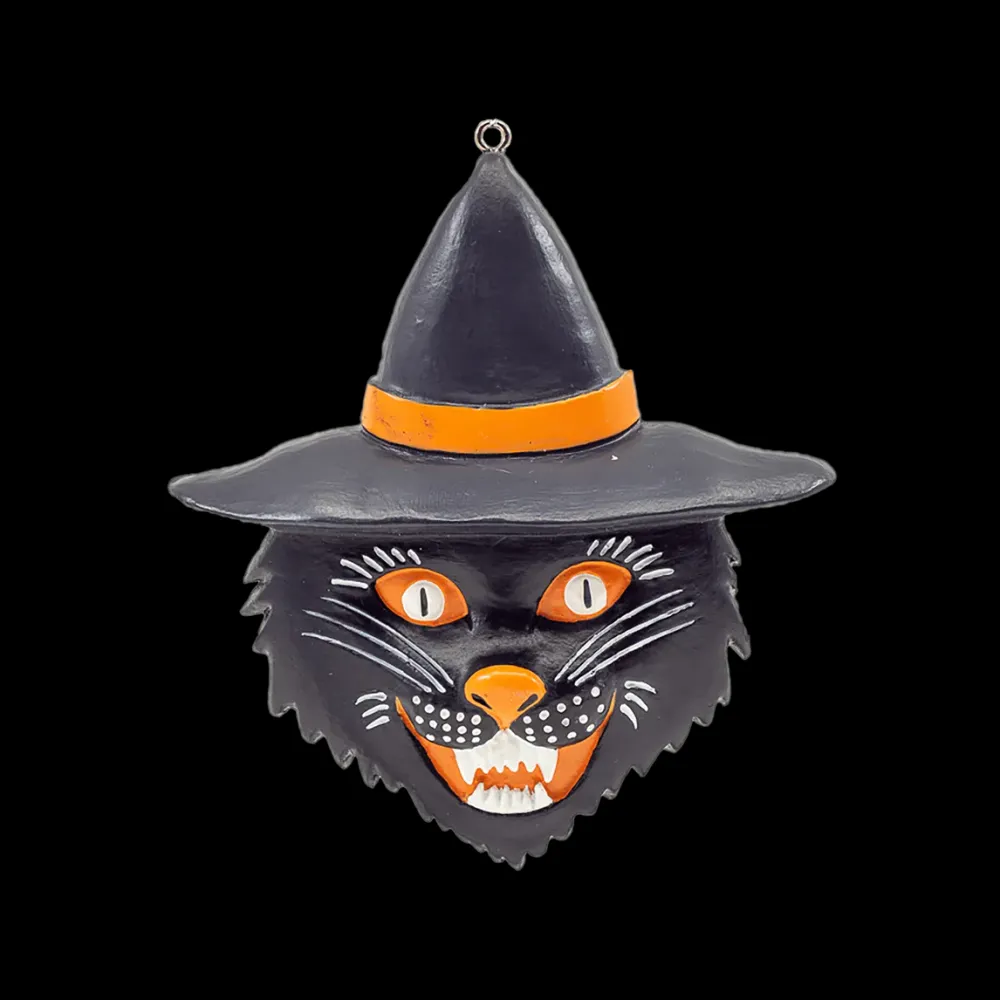 Horrornaments Ornaments*Witch Cat Flatback Ornament